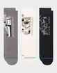 STANCE x Star Wars Trilogy 3 Pack Mens Crew Socks image number 1