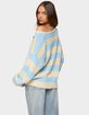 EDIKTED Tracie Striped Oversized Sweater image number 3