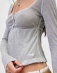 BDG Urban Outfitters Brittney Womens Long Sleeve Babydoll Top image number 2