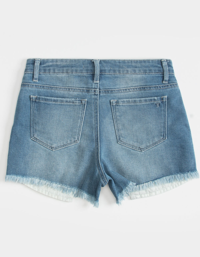 TRACTR High Waist Weekender Girls Denim Shorts image number 1