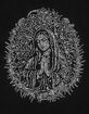 LA FAMILIA Mother Mary Rhinestone Mens Heavyweight Boxy Tee image number 3