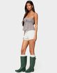 EDIKTED Zahara Gingham Babydoll Top image number 4