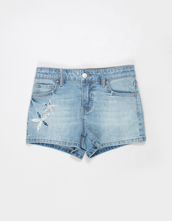RSQ Girls Patchwork Denim Shorts Alternative Image