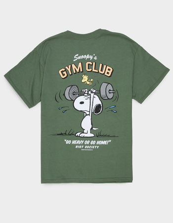 RIOT SOCIETY x Peanuts Snoopy's Gym Boys Tee Alternative Image