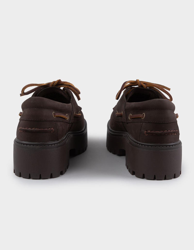 TIMBERLAND Stone Street Womens Platform Boat Shoes image number 3