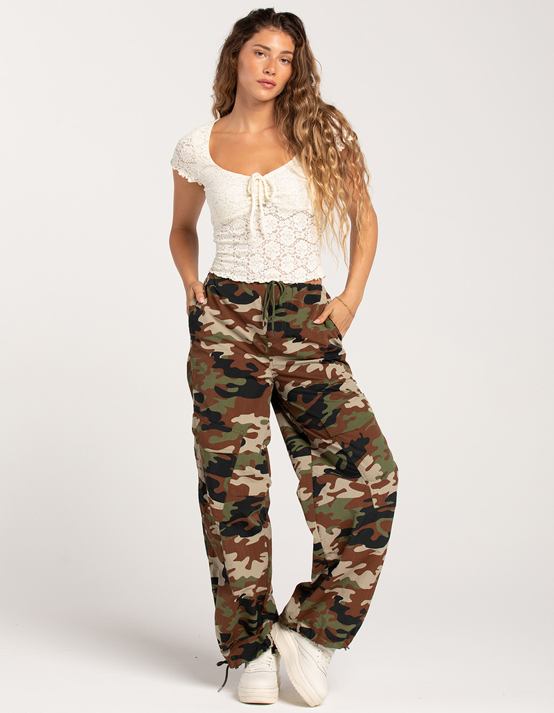 FULL TILT Cinch Lace Womens Tee image number 5