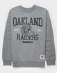 MITCHELL & NESS Oakland Raiders NFL Helmet Mens Crewneck Sweatshirt image number 1