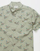 HURLEY Wind And Sea Mens Button Up Shirt image number 2