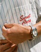 RSQ Mens Graphic Stripe Crop Button Up Shirt image number 5