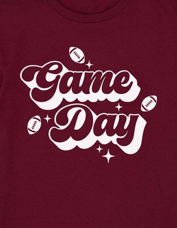FOOTBALL Game Day Bold Sparkle Unisex Kids Tee Alternative Image