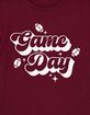 FOOTBALL Game Day Bold Sparkle Unisex Kids Tee image number 2