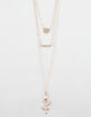 FULL TILT 3 Layer Rose Necklace image number 1