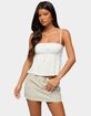 EDIKTED Gallie Tie Front Babydoll Top image number 1