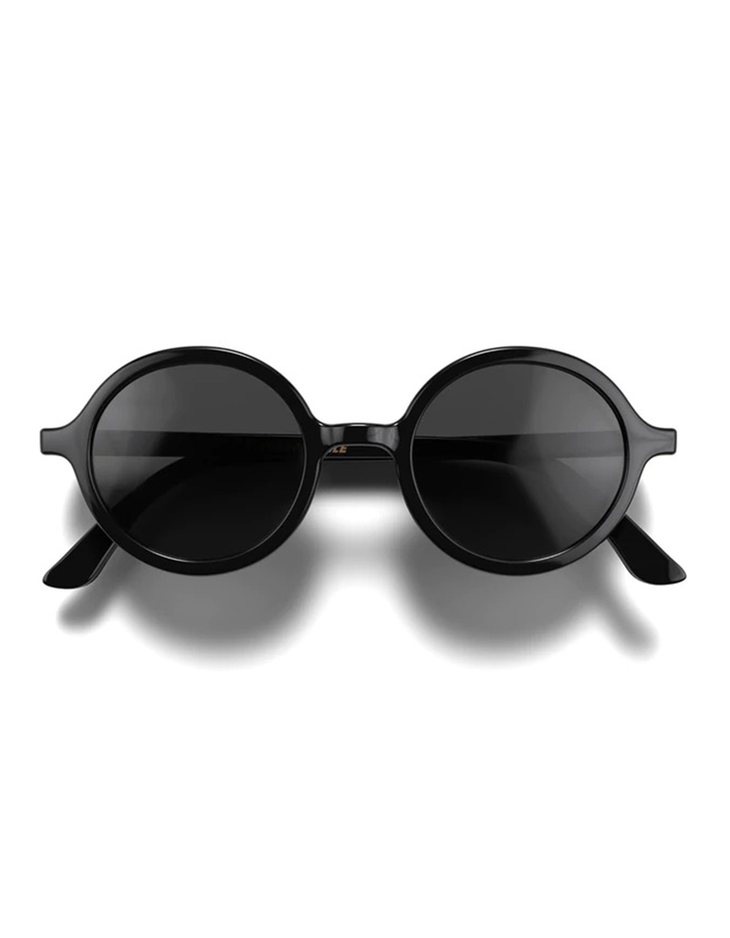 LONDON MOLE Artist Gloss Black Sunglasses image number 1