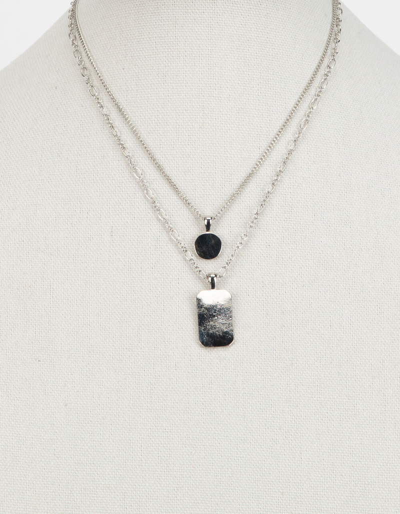 FULL TILT Layered Tag Chain Necklace image number 3
