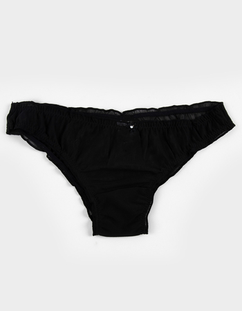 FULL TILT Lettuce Edge Mesh Bikini Panties Primary Image