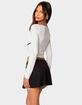 EDIKTED Coco Contrast Square Neck Top image number 4