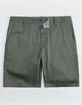 BLUE CROWN Slim Sage Mens Chino Shorts image number 1
