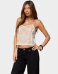EDIKTED Kaleesy Beaded Tank Top image number 1
