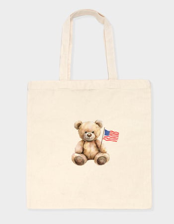 BEAR Teddy Flag Tote Bag Alternative Image