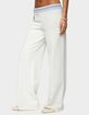 EDIKTED Miya Stripey Knit Pants image number 2