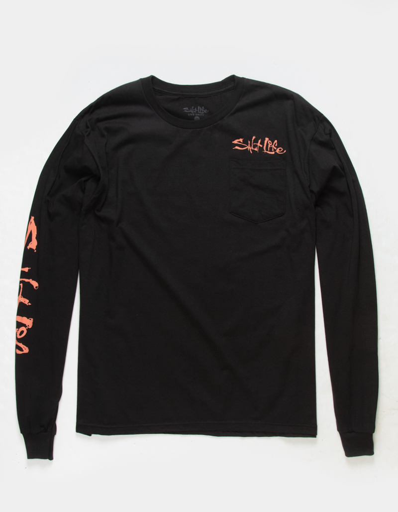 SALT LIFE Reel Escape Mens Pocket Tee image number 1