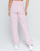 CHAMPION Boyfriend Reverse Weave Womens Light Pink Sweatpants image number 4