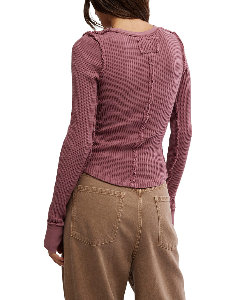 FREE PEOPLE Lucky Locket Womens Long Sleeve Thermal image number 3