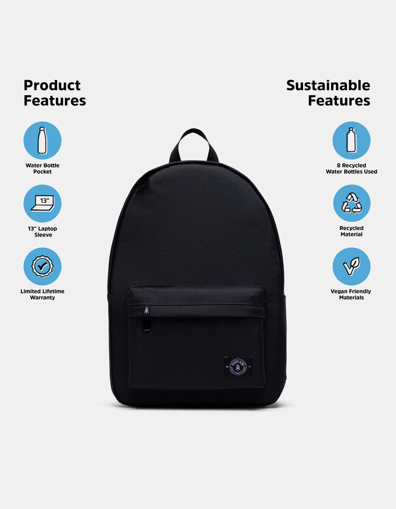 PARKLAND Tello Black Backpack image number 3