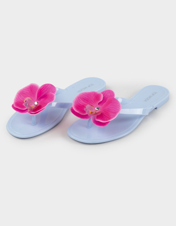 TOP MODA Hibiscus Womens Flip Flops Primary Image