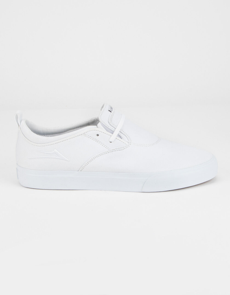 LAKAI Riley Hawk 2 White Canvas Mens Shoes image number 0