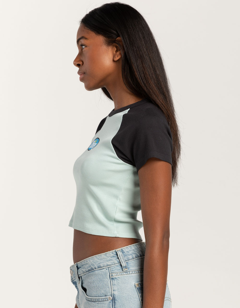 OBEY Joy Womens Raglan Tee image number 2