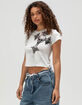 AFFLICTION Cross Womens Baby Tee image number 3