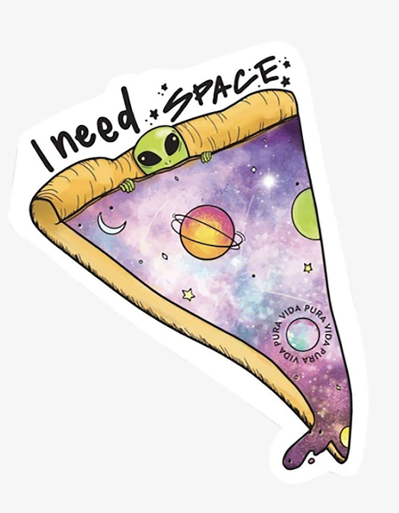 PURA VIDA I Need Space Sticker image number 0