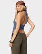 EDIKTED Susanna Asymmetric Twist Halter Top image number 3