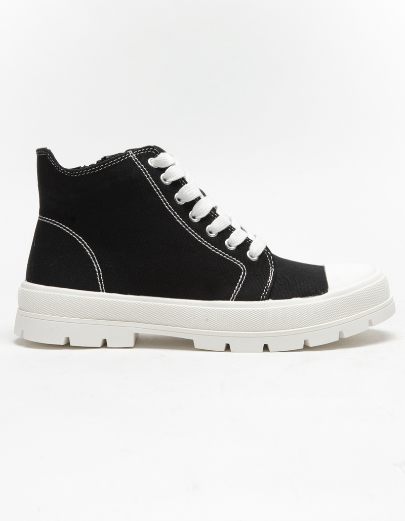 SODA Womens Lug Canvas Boots image number 1