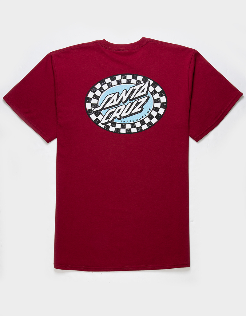 SANTA CRUZ Check Oval Mens Tee image number 0