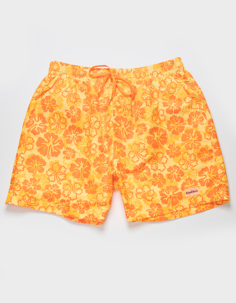 KULANI KINIS Tangerine Dream Mens 5'' Swim Trunks - ORANGE | Tillys
