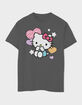 HELLO KITTY Patch Hearts Girls Tee image number 1