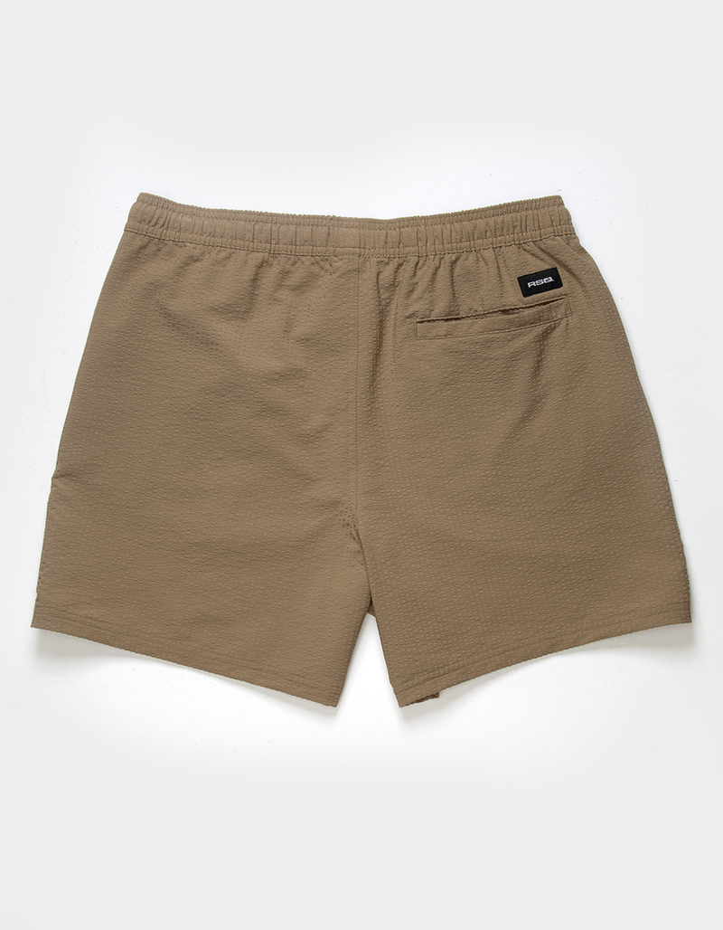 RSQ Mens Seersucker 5" Pull On Shorts image number 2