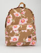 ROXY Sugar Baby Canvas Tan Backpack image number 1