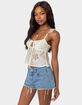 EDIKTED Airy Embroidered Top image number 3
