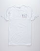 RIP CURL Liberty Premium White Mens T-Shirt image number 1