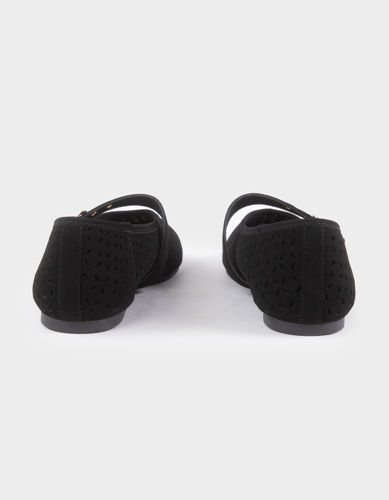 TOP MODA Linda Womens Perforated Mary Jane Shoes image number 3