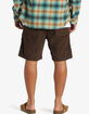 QUIKSILVER Surf Fatigue Mens Corduroy Shorts image number 4