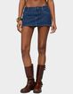 EDIKTED Camelia Denim Mini Skort image number 1