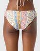 O'NEILL Rio Floral Blue Lagoon Reversible Full Bikini Bottoms image number 4