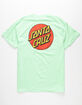 SANTA CRUZ Classic Dot Mens Mint T-Shirt image number 2