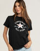 CONVERSE Floral Chuck Taylor Womens Tee image number 1