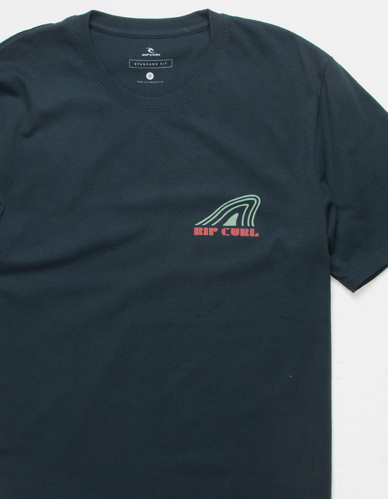 RIP CURL Single Fin Mens Tee NAVY Tillys